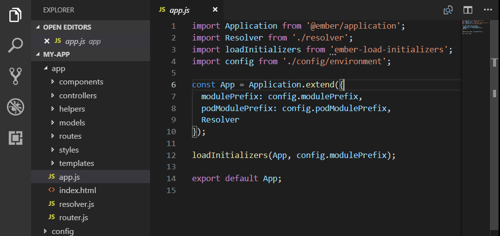 Ember JS Örnek Kod