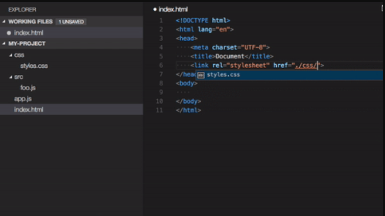 Visual Studio Code Path Intellisense Eklentisi