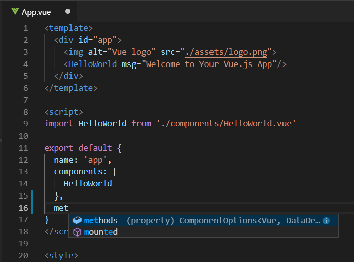 Vue JS Örnek Kod